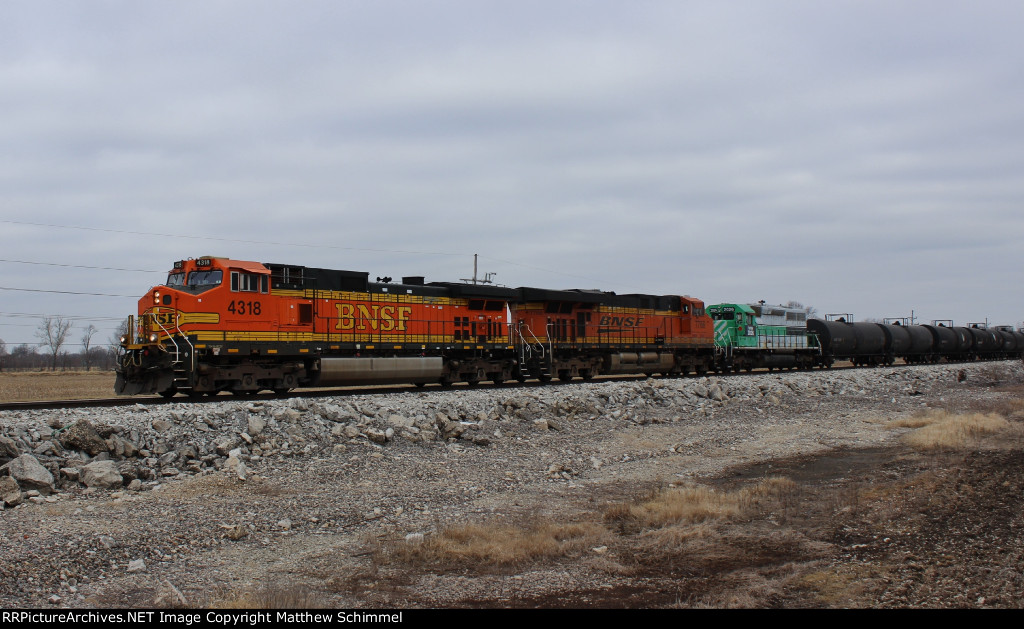 BNSF With A Future FWWR SD40!